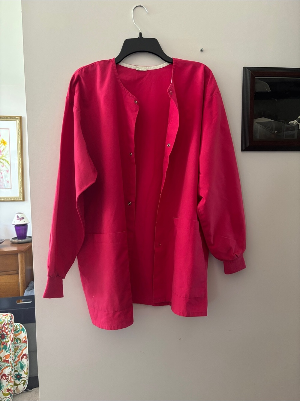 Tafford Bright Pink Utility Snap-Front Jacket